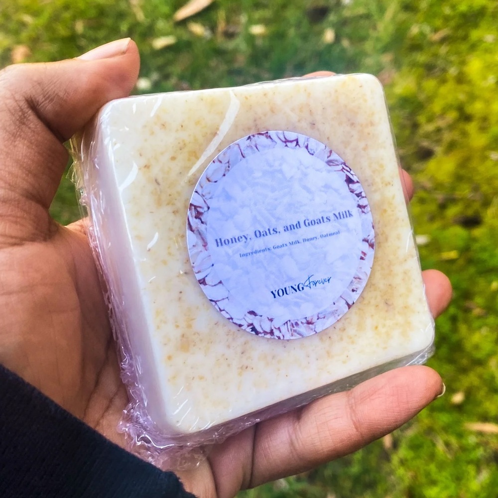 Honey, Oats, and Goats Milk Soap - Handmade